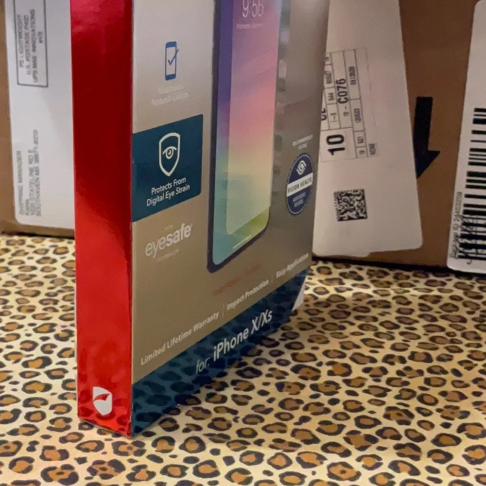 iPhone X GLASS +Vision guard cover to keep your iPhone from drops & shattering.